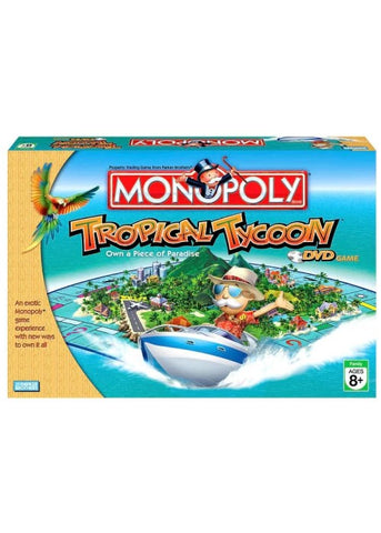 Board Games | Monopoly: Tropical Tycoon DVD Game | The Nerd Merchant
