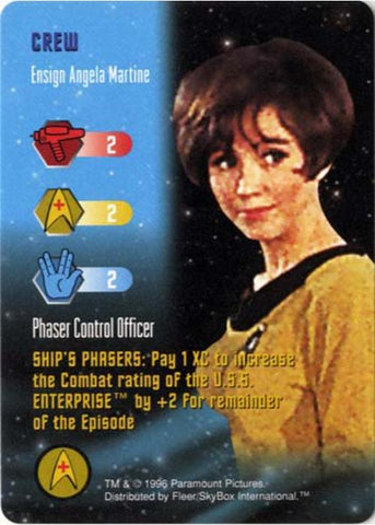 Star Trek TCG | Ensign Angela Martine [Crew] - Premiere Set | The Nerd Merchant