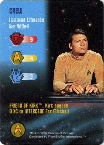 Star Trek TCG | Lieutenant Commander Gary Mitchell [Crew] - Premiere Set | The Nerd Merchant