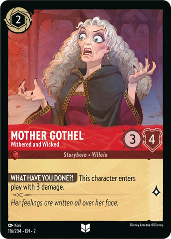 Mother Gothel - Withered and Wicked (116/204) [Rise of the Floodborn]