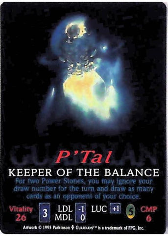 Guardians CCG | P'Tal - Keeper of the Balance - Dagger Isle | The Nerd Merchant