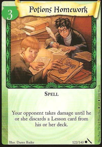 Harry Potter TCG | Potions Homework - Chamber of Secrets #122/140 | The Nerd Merchant