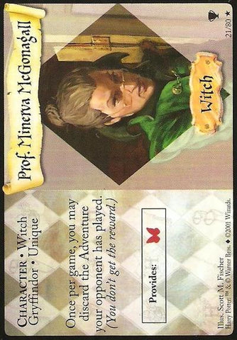Harry Potter TCG | Prof. Minerva McGonagall - Quidditch Cup #21/80 | The Nerd Merchant