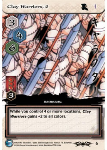 InuYasha TCG | Clay Warriors, 2 - Shimei #6 | The Nerd Merchant