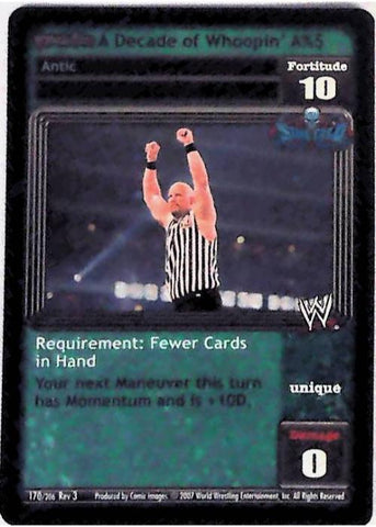 Raw Deal CCG | Revolution A Decade of Whoopin’ A%$ (Foil) - Revloution 3: Judgement Day | The Nerd Merchant