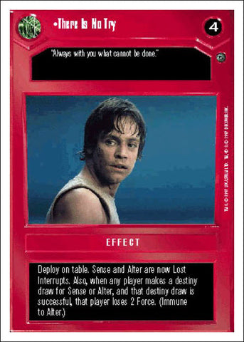 Star Wars CCG | There Is No Try - Dagobah WB | The Nerd Merchant