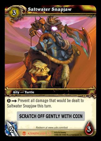 World of Warcraft TCG | Saltwater Snapjaw (Unscratched Loot) | The Nerd Merchant