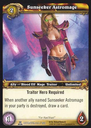 World of Warcraft TCG | Sunseeker Astromage - Servants of the Betrayer 214/264 | The Nerd Merchant