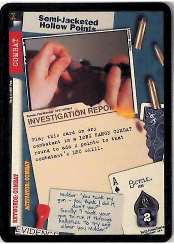 X-Files CCG | Semi-Jacketed Hollow Points XF97-0038v2  | The Nerd Merchant