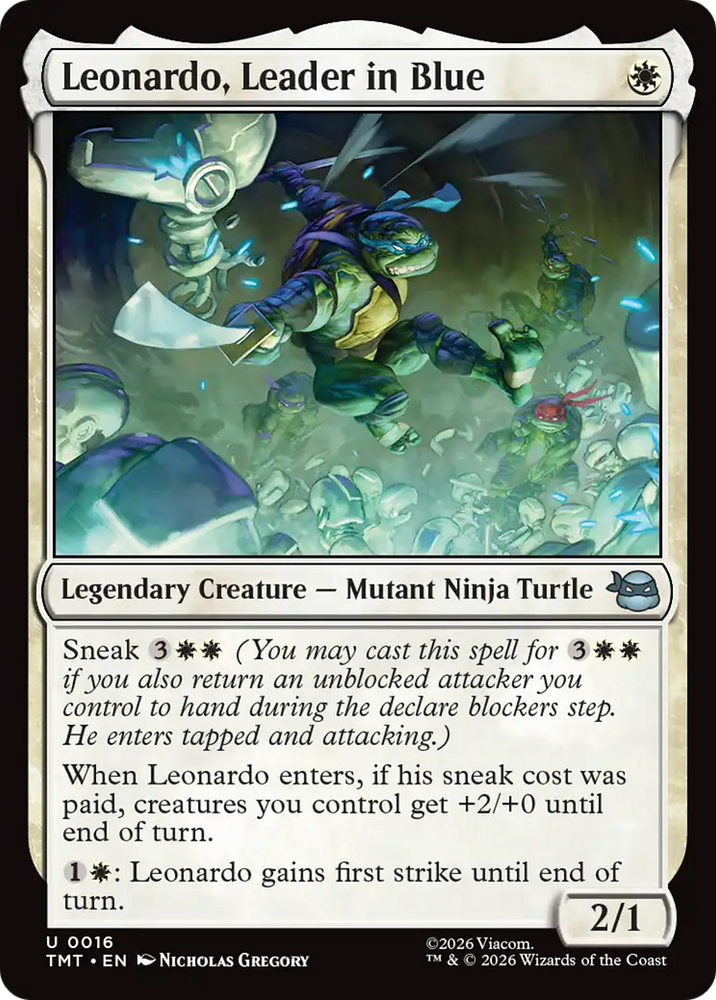 Magic | Leonardo, Leader in Blue [Teenage Mutant Ninja Turtles] | The Nerd Merchant