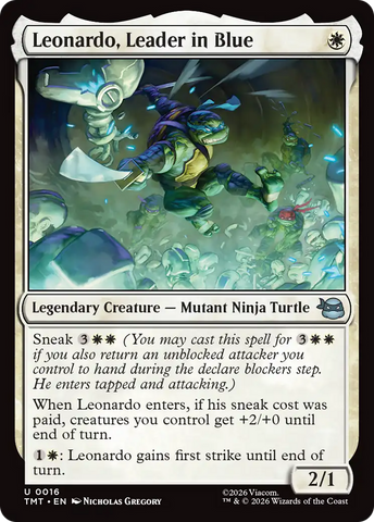 Magic | Leonardo, Leader in Blue [Teenage Mutant Ninja Turtles] | The Nerd Merchant