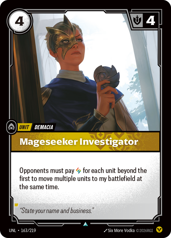 Mageseeker Investigator (Foil) - Unleashed (163/219)