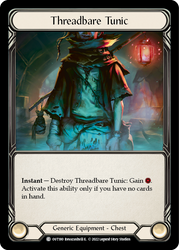 Flesh and Blood TCG | Threadbare Tunic [OUT180] (Outsiders) | The Nerd Merchant