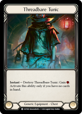Flesh and Blood TCG | Threadbare Tunic [OUT180] (Outsiders) | The Nerd Merchant