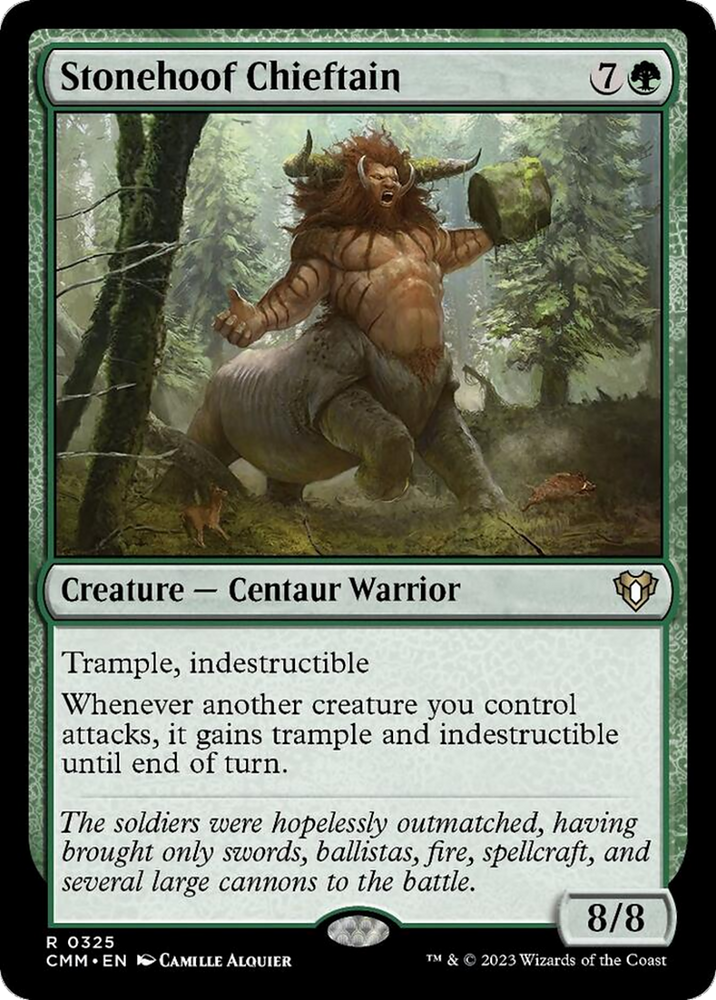 Magic | Stonehoof Chieftain [Commander Masters] | The Nerd Merchant