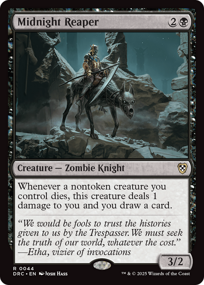 Magic | Midnight Reaper [Aetherdrift Commander] | The Nerd Merchant