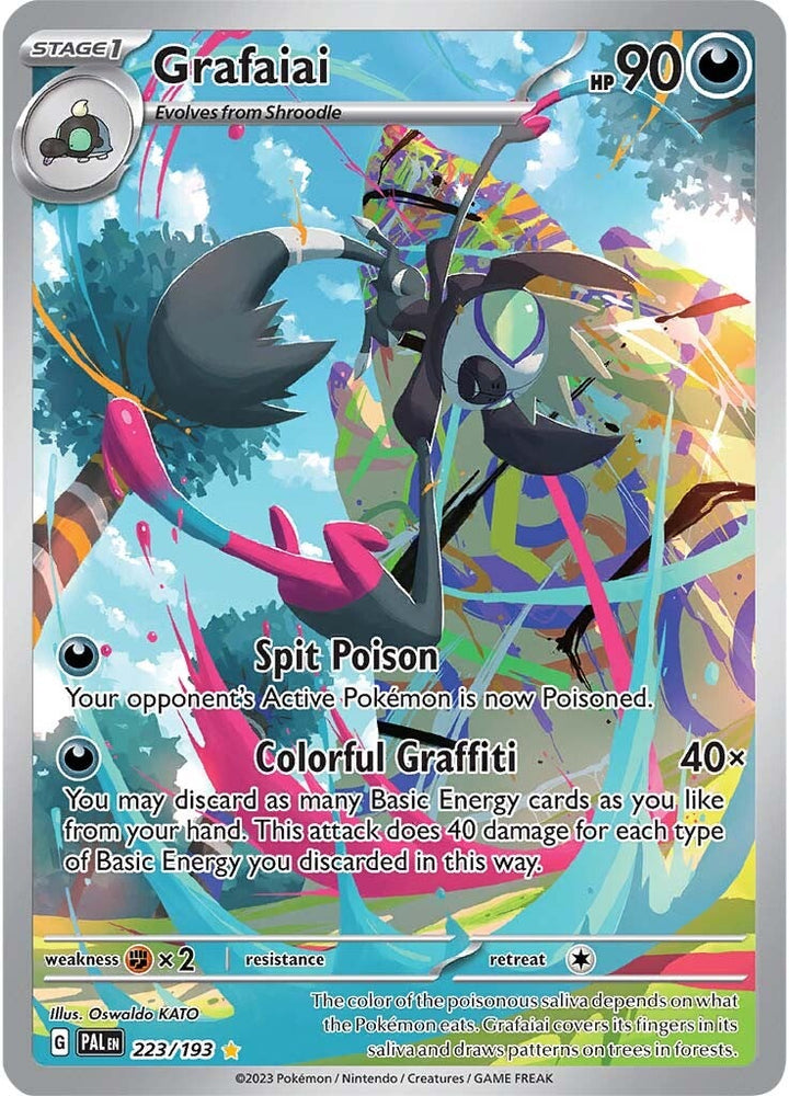 Pokemon | Grafaiai (223/193) [Scarlet & Violet: Paldea Evolved] | The Nerd Merchant