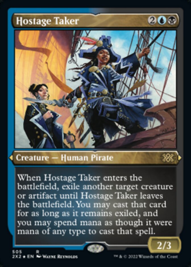Magic | Hostage Taker (Foil Etched) [Double Masters 2022] | The Nerd Merchant