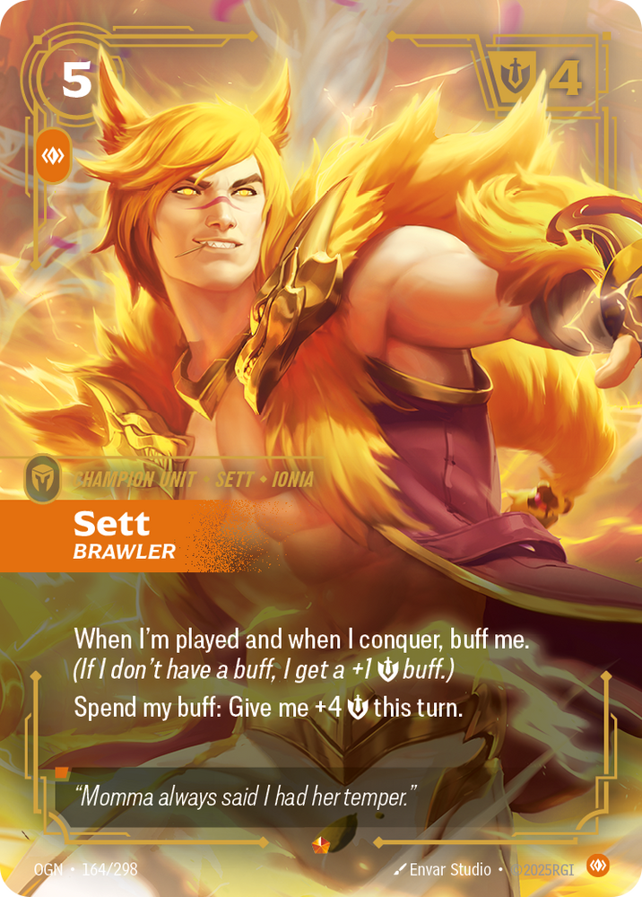 Sett, Brawler (Foil) - Origins #164