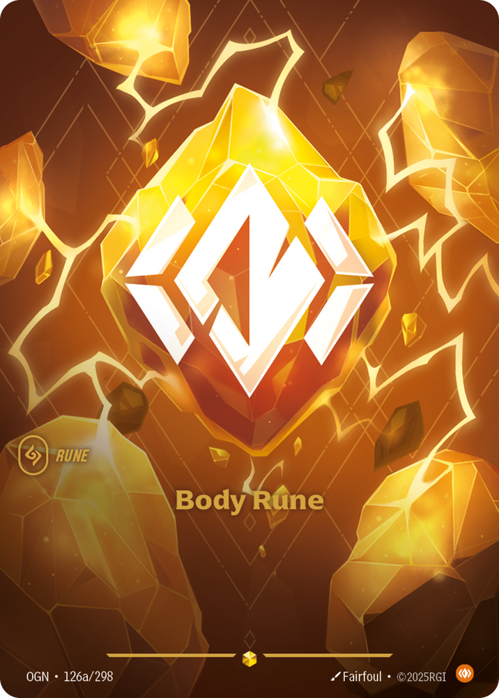 Body Rune (Alt Foil) - Origins #126