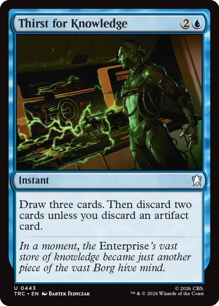 Thirst for Knowledge (Surge Foil) [Star Trek Commander]