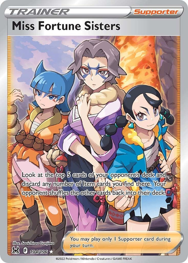 Pokemon | Miss Fortune Sisters (194/196) [Sword & Shield: Lost Origin] | The Nerd Merchant