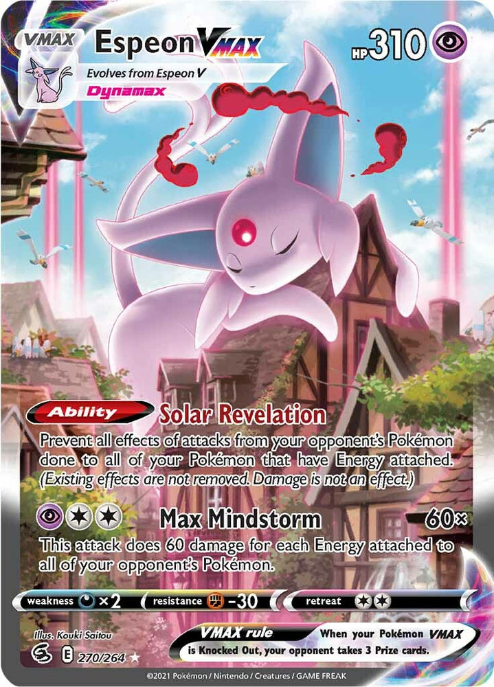 Pokemon | Espeon VMAX (270/264) [Sword & Shield: Fusion Strike] | The Nerd Merchant