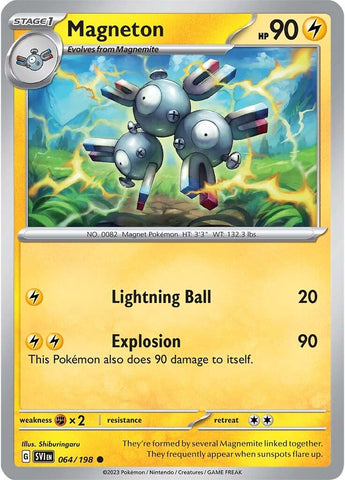 Pokemon | Magneton (064/198) [Scarlet & Violet: Base Set] | The Nerd Merchant