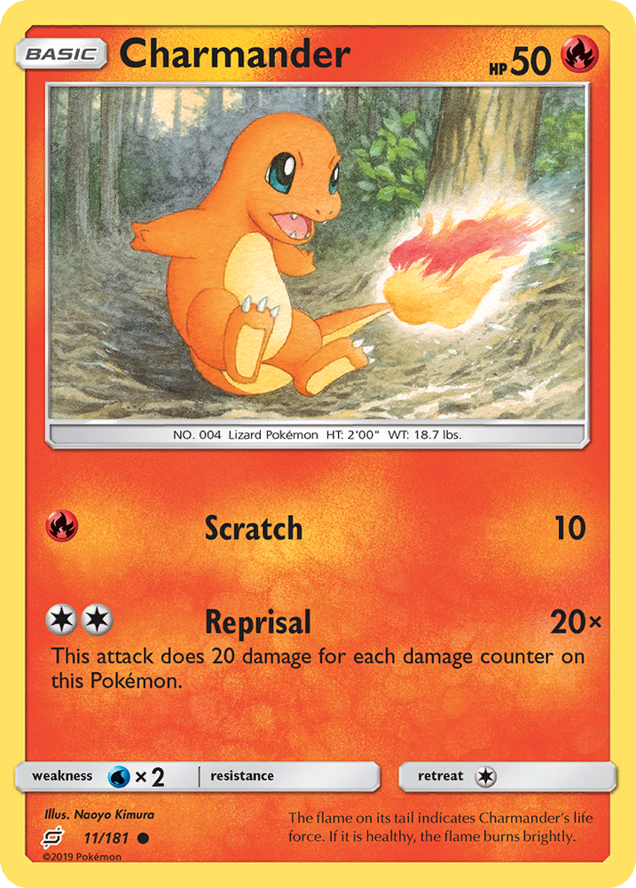Pokemon | Charmander (11/181) [Sun & Moon: Team Up] | The Nerd Merchant