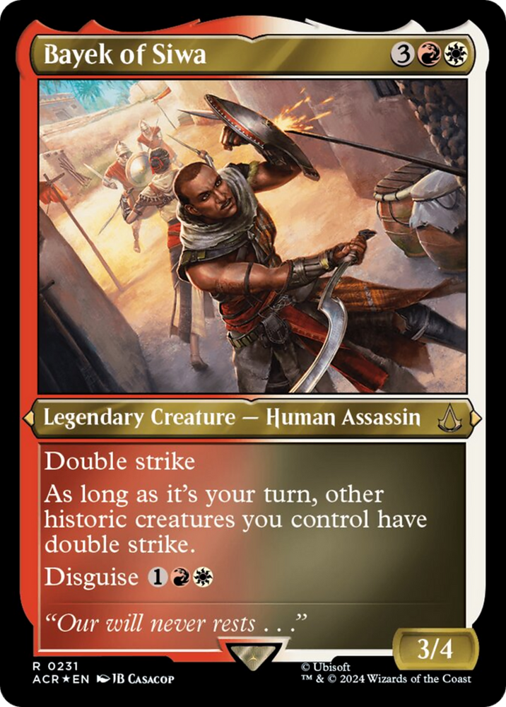 Magic | Bayek of Siwa (Foil Etched) [Assassin's Creed] | The Nerd Merchant