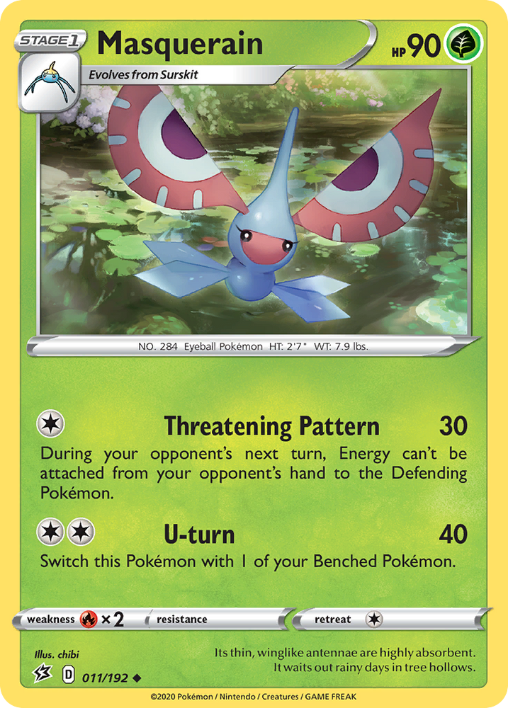 Pokemon | Masquerain (011/192) [Sword & Shield: Rebel Clash] | The Nerd Merchant