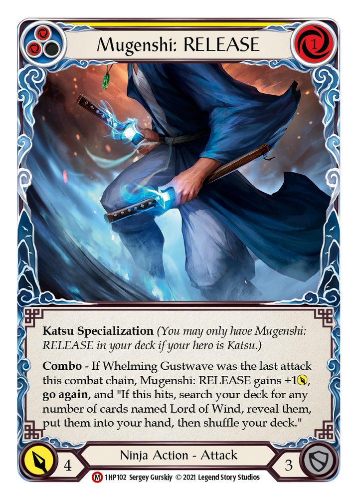 Flesh and Blood TCG | Mugenshi: RELEASE [1HP102] (History Pack 1) | The Nerd Merchant