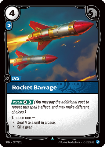 Rocket Barrage - Spiritforged #77