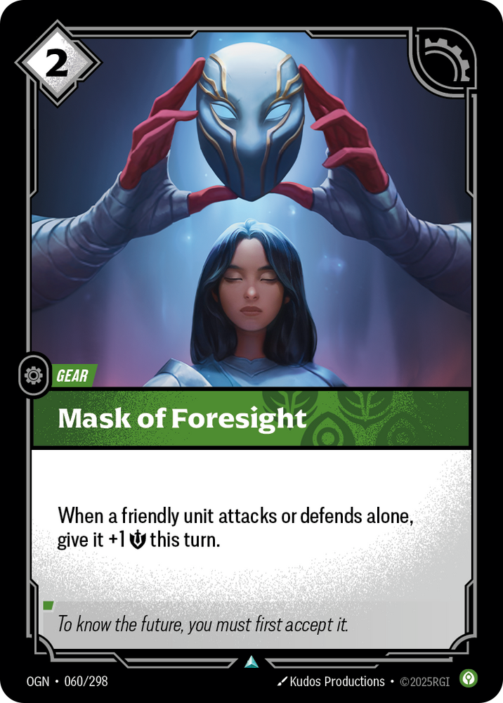 Mask of Foresight - Origins #60