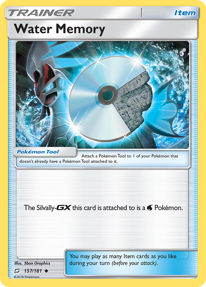 Pokemon | Water Memory (157/181) [Sun & Moon: Team Up] | The Nerd Merchant