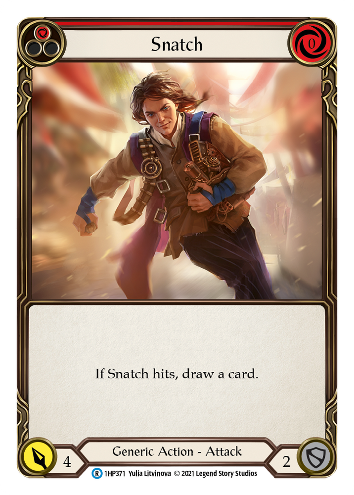 Flesh and Blood TCG | Snatch (Red) [1HP371] (History Pack 1) | The Nerd Merchant