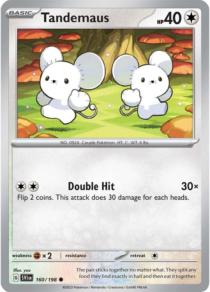 Pokemon | Tandemaus (160/198) [Scarlet & Violet: Base Set] | The Nerd Merchant