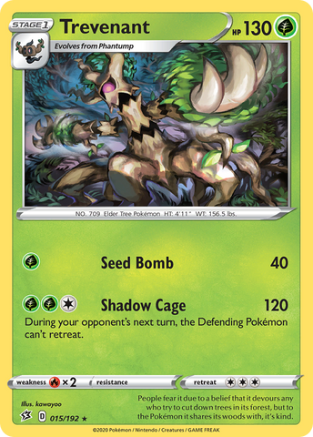 Pokemon | Trevenant (015/192) [Sword & Shield: Rebel Clash] | The Nerd Merchant