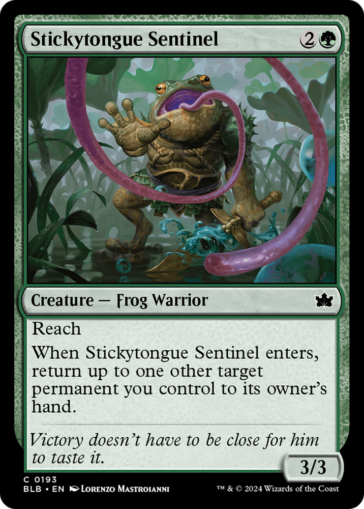 Magic | Stickytongue Sentinel [Bloomburrow] | The Nerd Merchant
