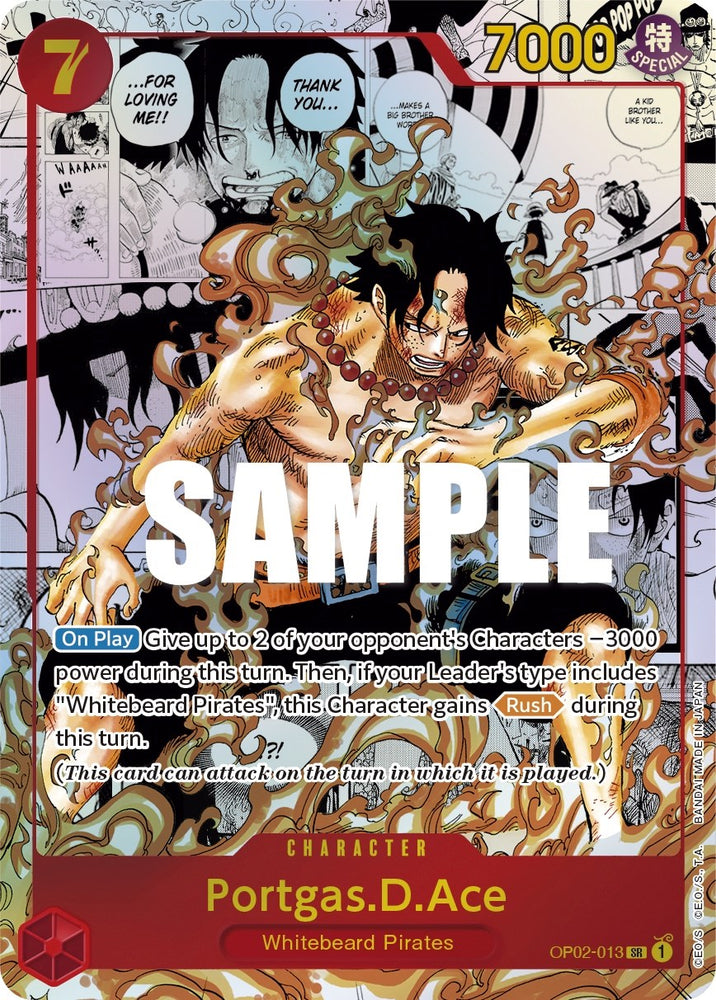 One Piece | Portgas.D.Ace (Alternate Art) [Paramount War] | The Nerd Merchant