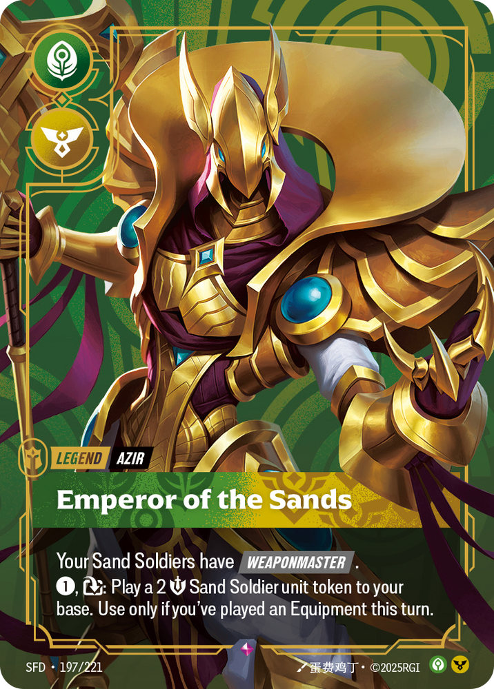 Emperor of the Sands (Foil) - Spiritforged #197