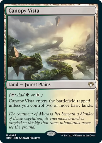 Magic | Canopy Vista [Commander Masters] | The Nerd Merchant