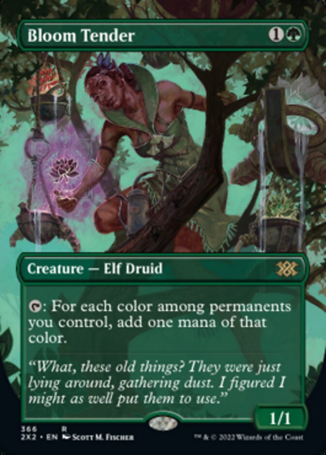 Magic | Bloom Tender (Borderless Alternate Art) [Double Masters 2022] | The Nerd Merchant