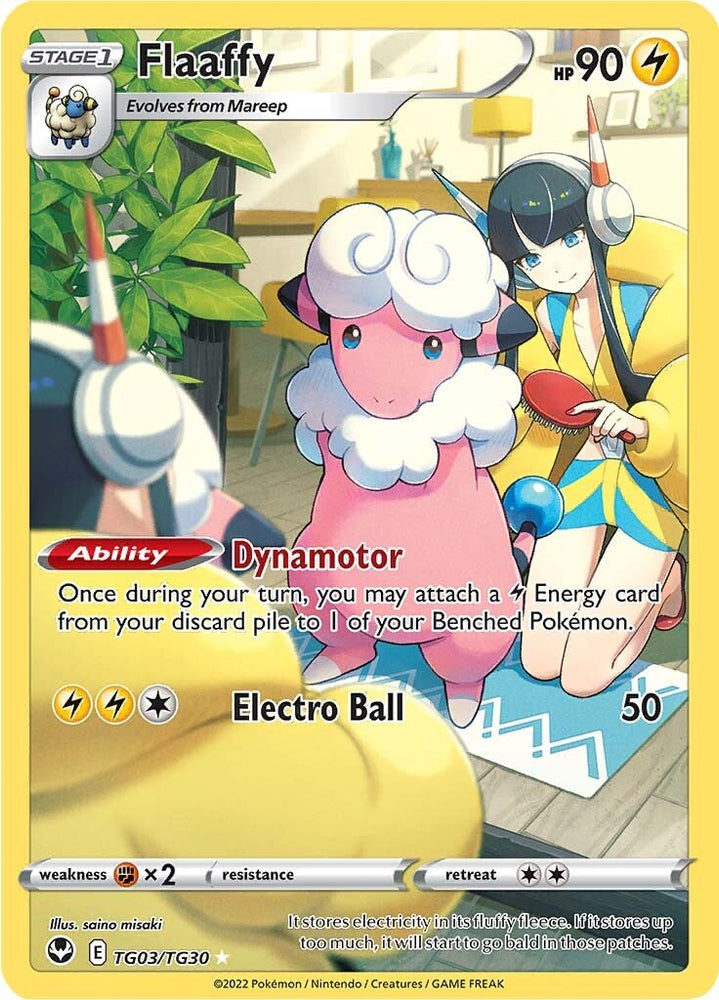 Pokemon | Flaaffy (TG03/TG30) [Sword & Shield: Silver Tempest] | The Nerd Merchant