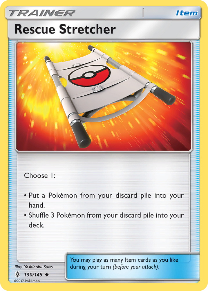 Pokemon | Rescue Stretcher (130/145) [Sun & Moon: Guardians Rising] | The Nerd Merchant