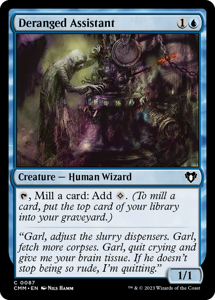 Magic | Deranged Assistant [Commander Masters] | The Nerd Merchant