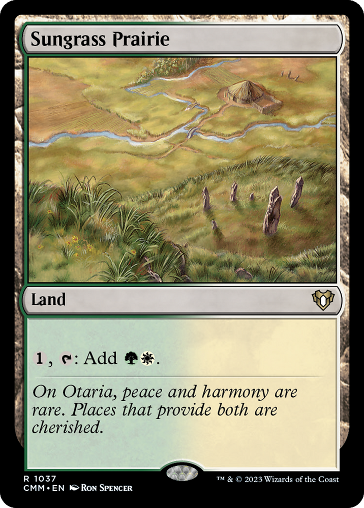 Magic | Sungrass Prairie [Commander Masters] | The Nerd Merchant