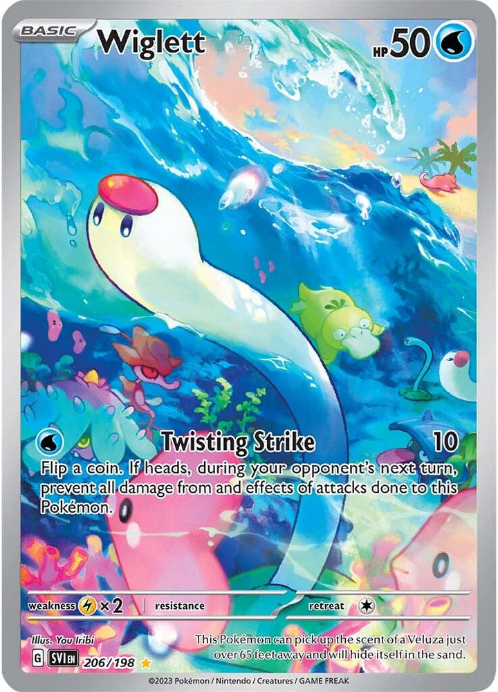 Pokemon | Wiglett (206/198) [Scarlet & Violet: Base Set] | The Nerd Merchant