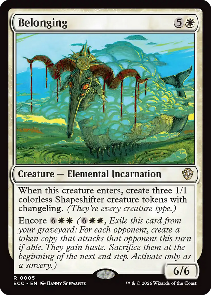 Magic | Belonging [Lorwyn Eclipsed Commander] | The Nerd Merchant