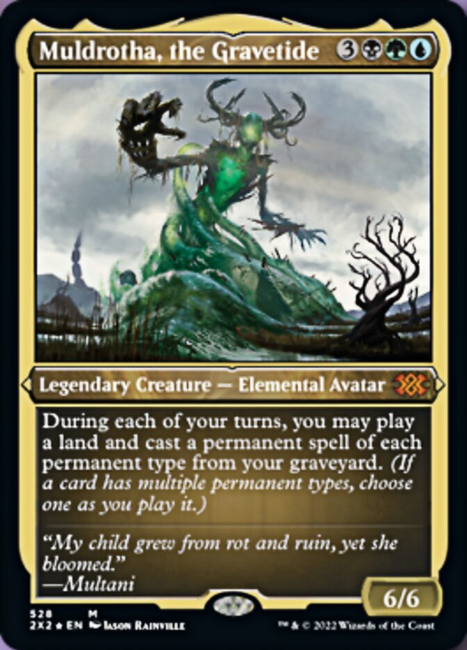 Magic | Muldrotha, the Gravetide (Foil Etched) [Double Masters 2022] | The Nerd Merchant